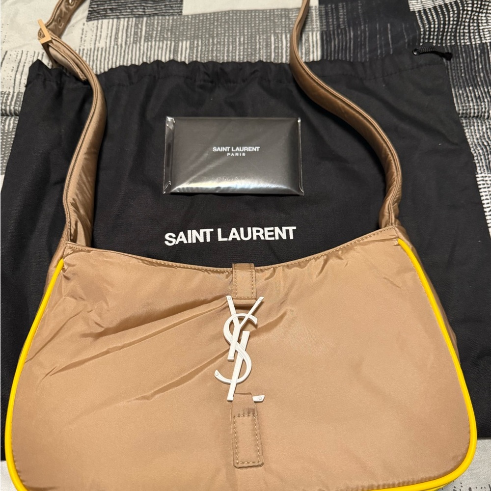 Saint Laurent Beige Leather Handbag